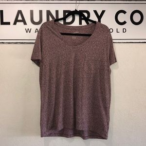 Target pocket v-neck tee